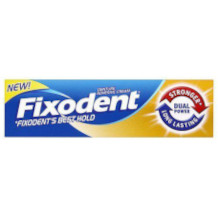 Fixodent denture adhesive