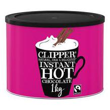 Clipper hot chocolate powder