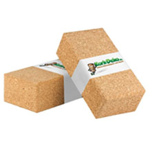 Kork-Deko yoga block