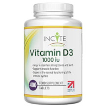Incite Nutrition vitamin D tablet