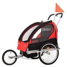 vidaXL child bike trailer