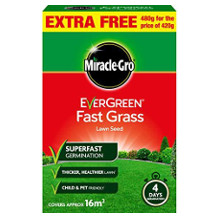 Miracle-Gro EverGreen grass seed