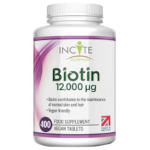 Incite Nutrition biotin tablet