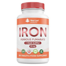 NEW LEAF PRODUCTS iron supplement