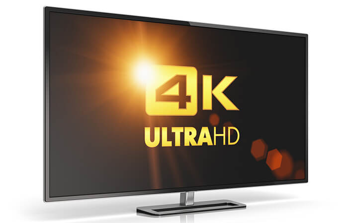 tv with 4k ultra hd logo