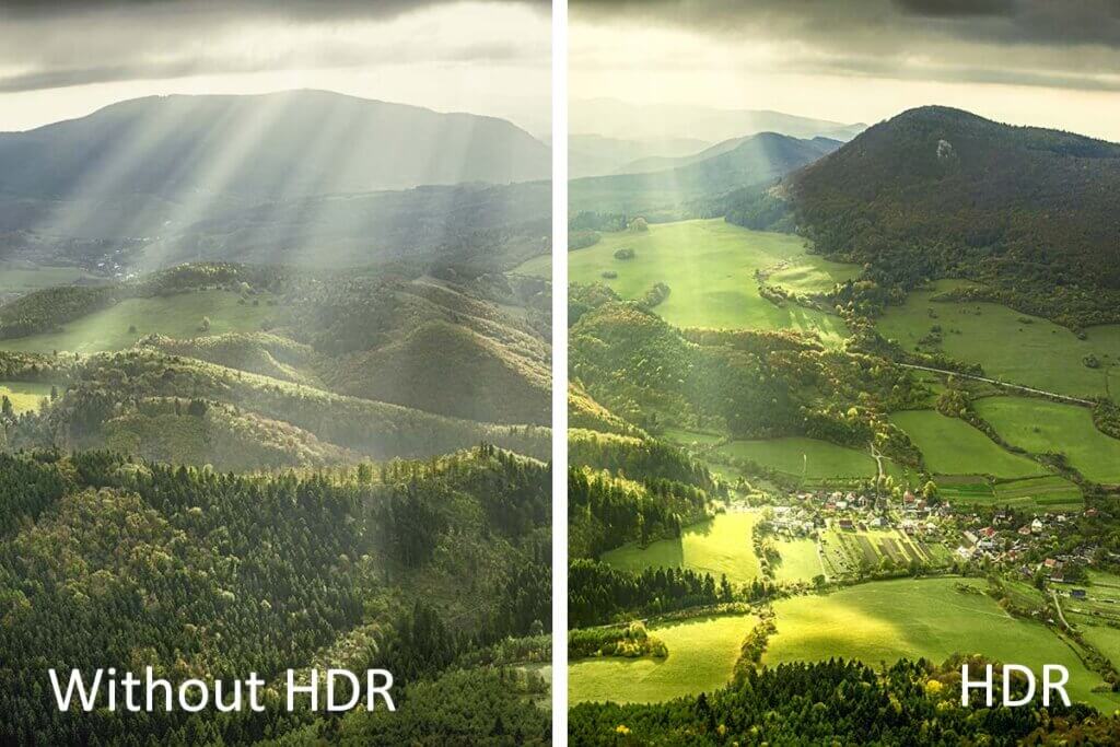 hdr vs none hdr