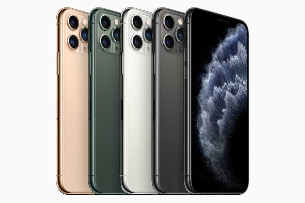 The iPhone 11 Pro comes in four different colours: Gold, Night Green, Silver and Space Grey.
