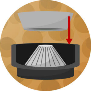 cone grinder icon