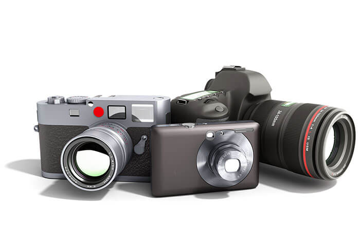 various camera sizes