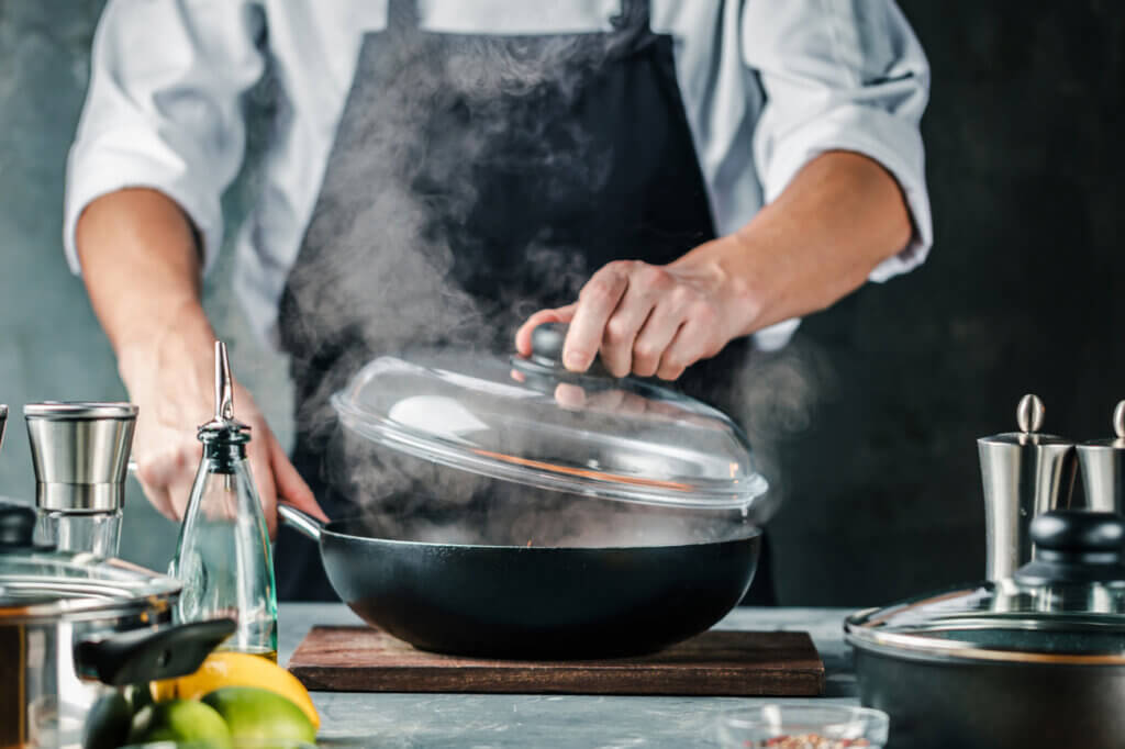 cook at work