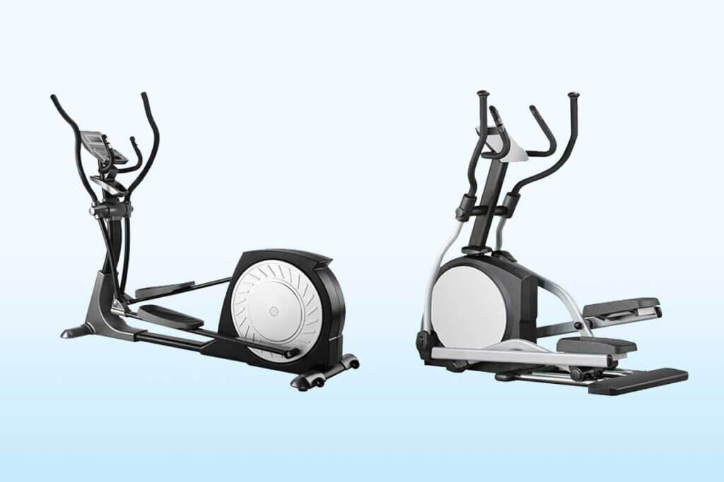 front-wheel drive and rear-drive cross trainer