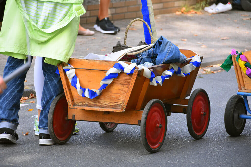 Old wooden buggy