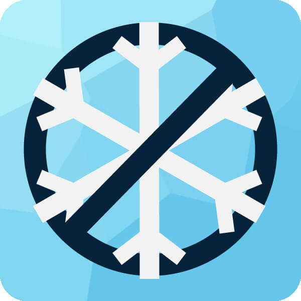 no frost symbol