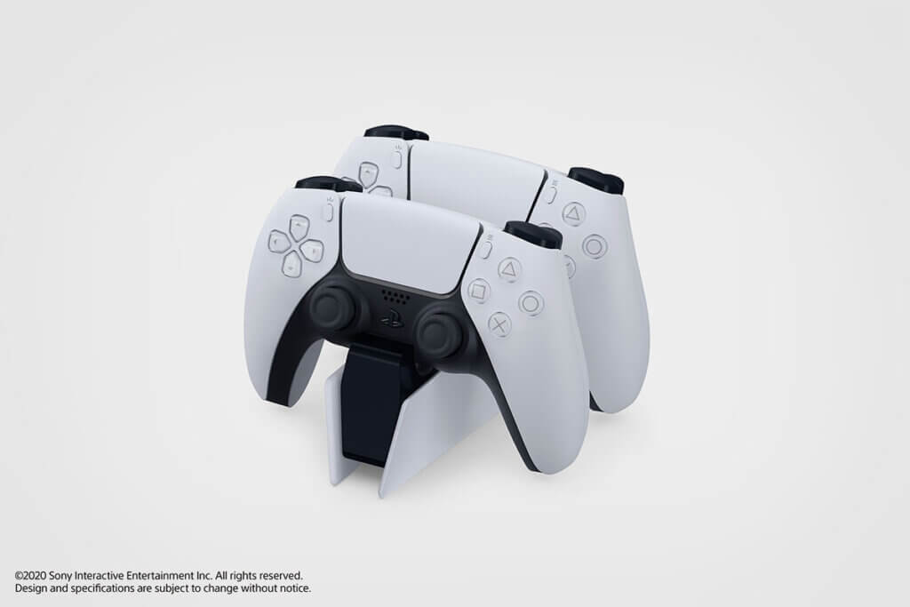 Playstation DualSense Controller in charging station