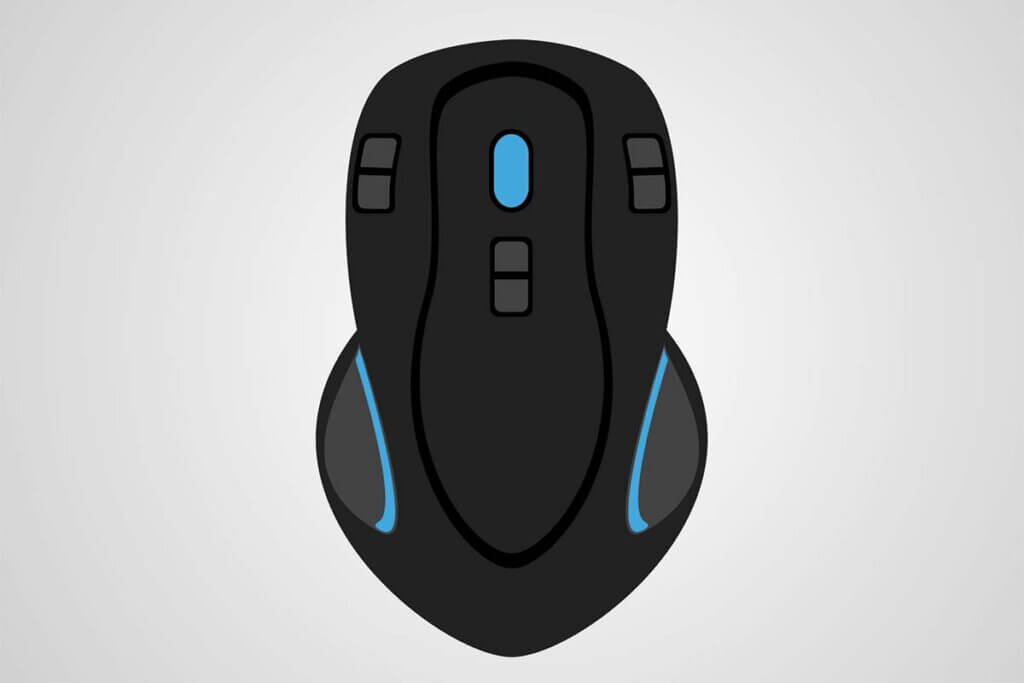 Axis-symmetrical gaming mouse
