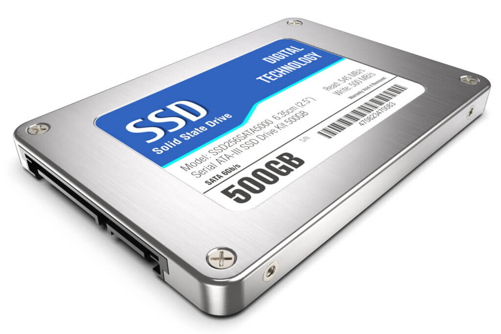 SSD memories have a compact design and do not require a read or write head.
