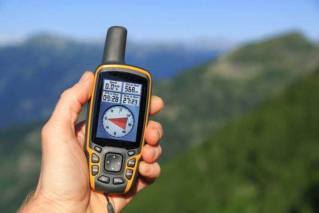 Not every GPS device shows a map with the course of the route.