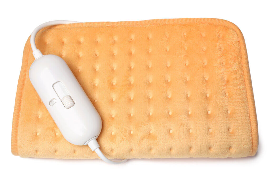 orange heating pad