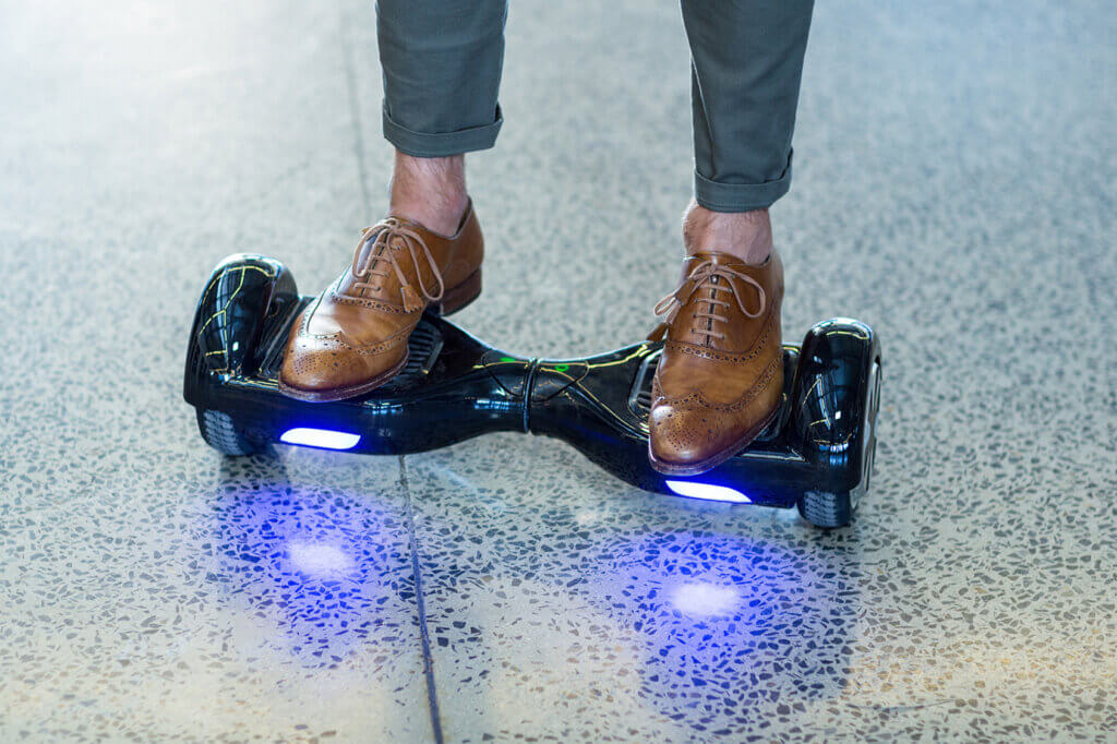 Illuminated hoverboard