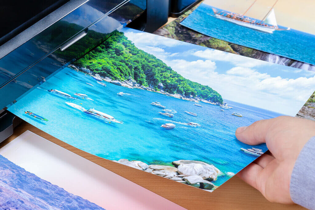 holiday photos are printed