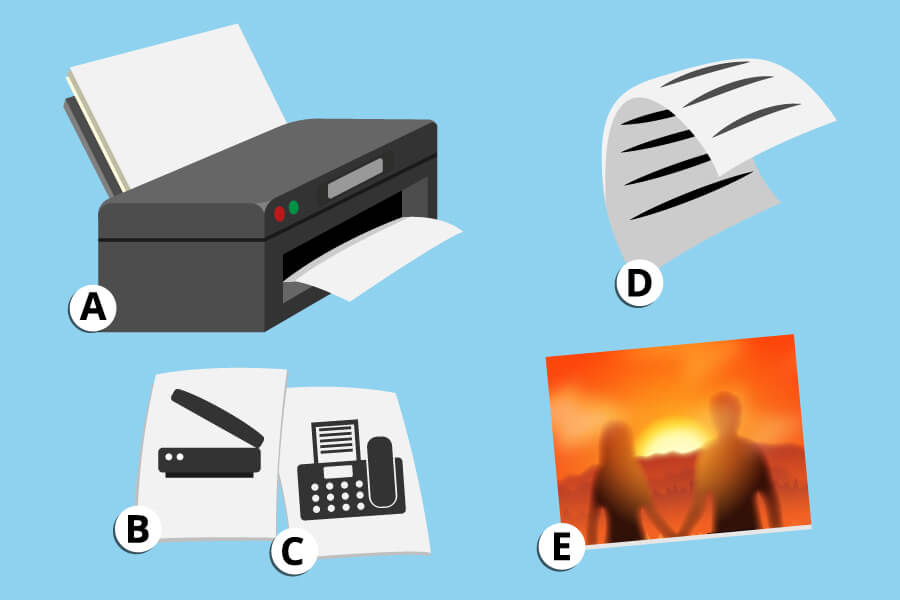 Possible additional functions of a laser printer