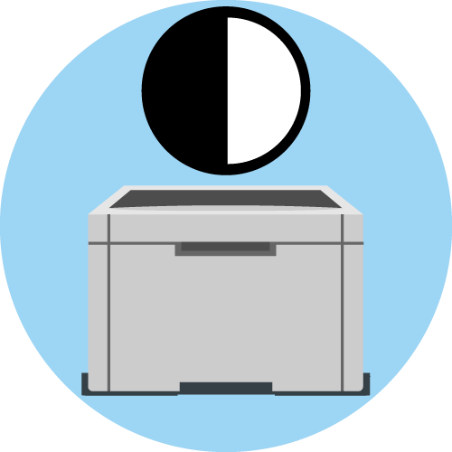 Black-and-white printers