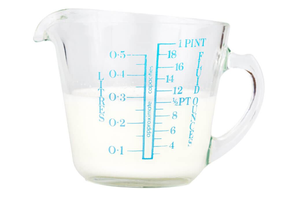 cup with milk