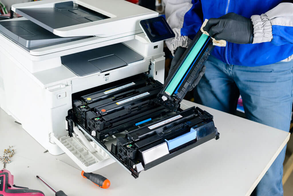 laser printer toner replacement