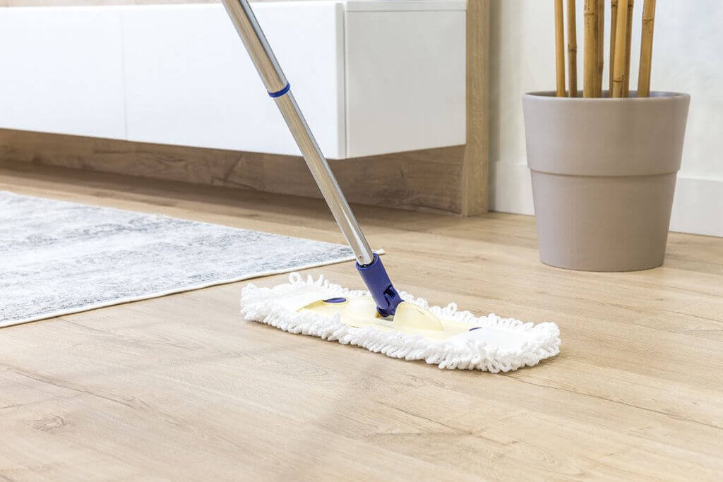 Mop with telescopic handle