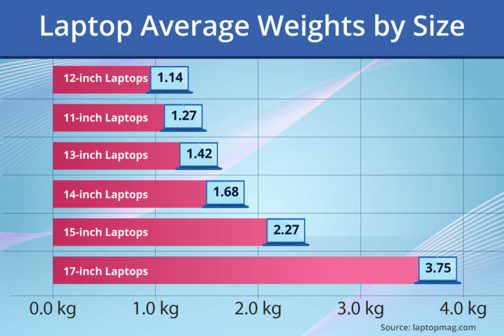 laptop weights