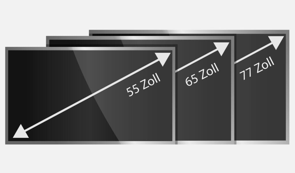 oled tv sizes