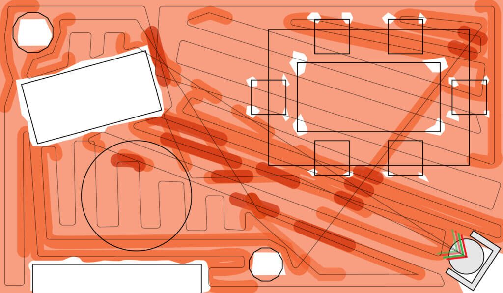 Digital wipe map