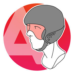 media element class a ski helmet