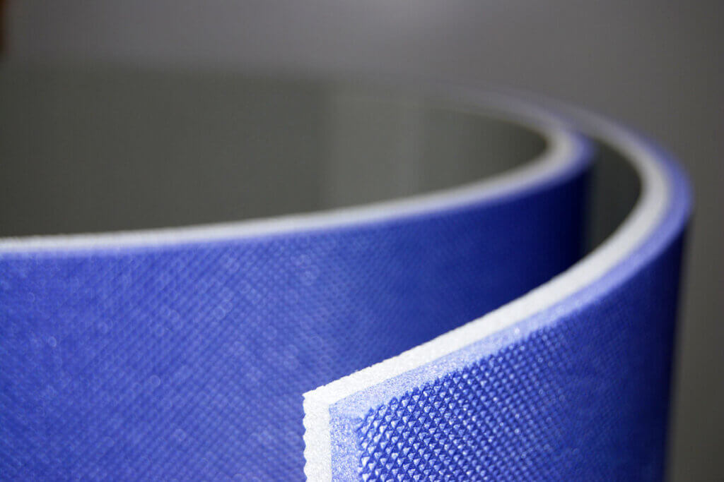 close-up of a sleeping mat with nubs