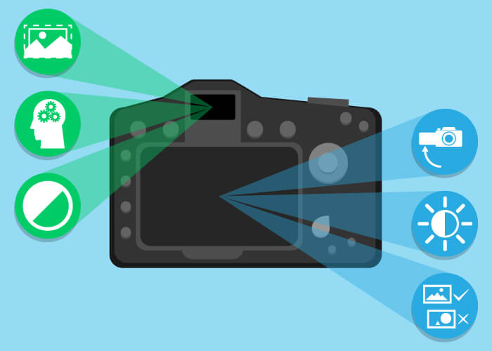 slr finder vs display