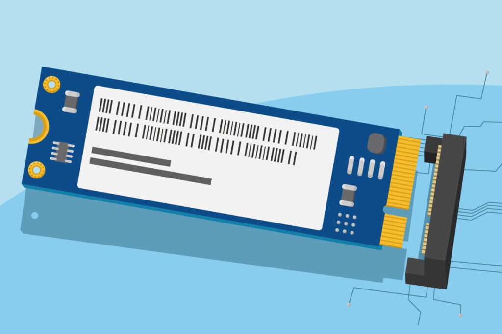 An M.2 SSD is used in a similar way to an mSATA SSD, but is not compatible due to different widths.
