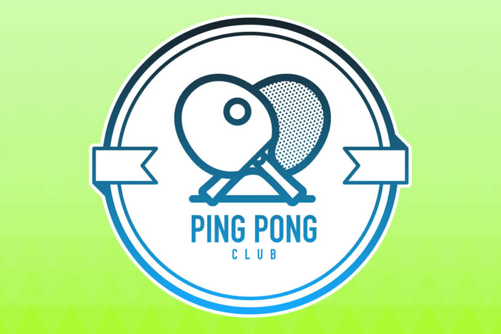 Logo of a table tennis club